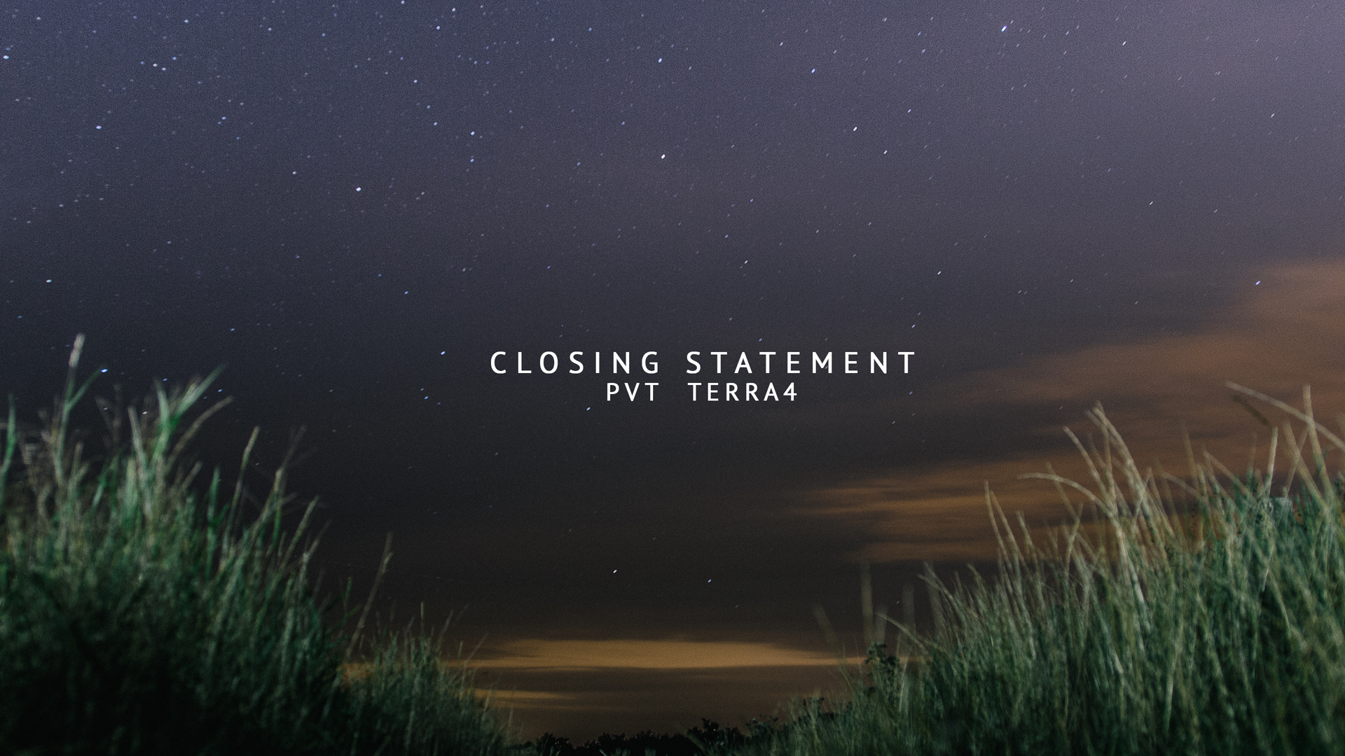 Closing Statement album art